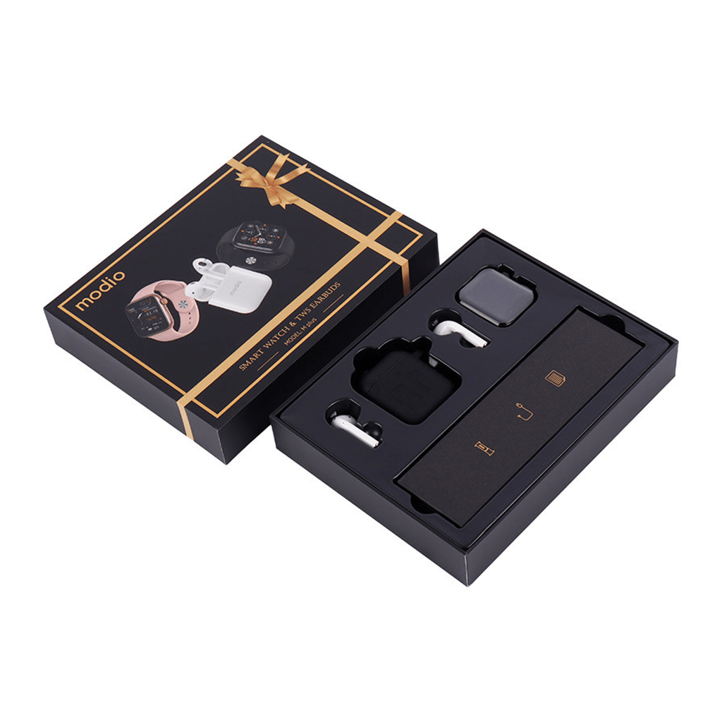 پک ساعت هوشمند و هدفون بی سیم مودیو مدل Modio M Plus - تصویر 2